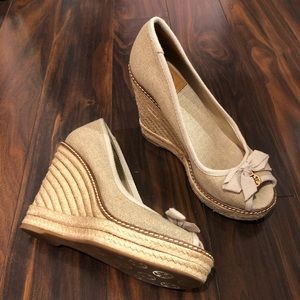 Tory Burch Jackie Espadrille Wedges